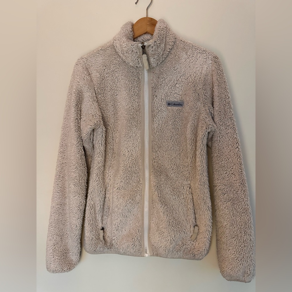 Women’s Columbia Full Zip Plush Fleece Jacket size SMALL